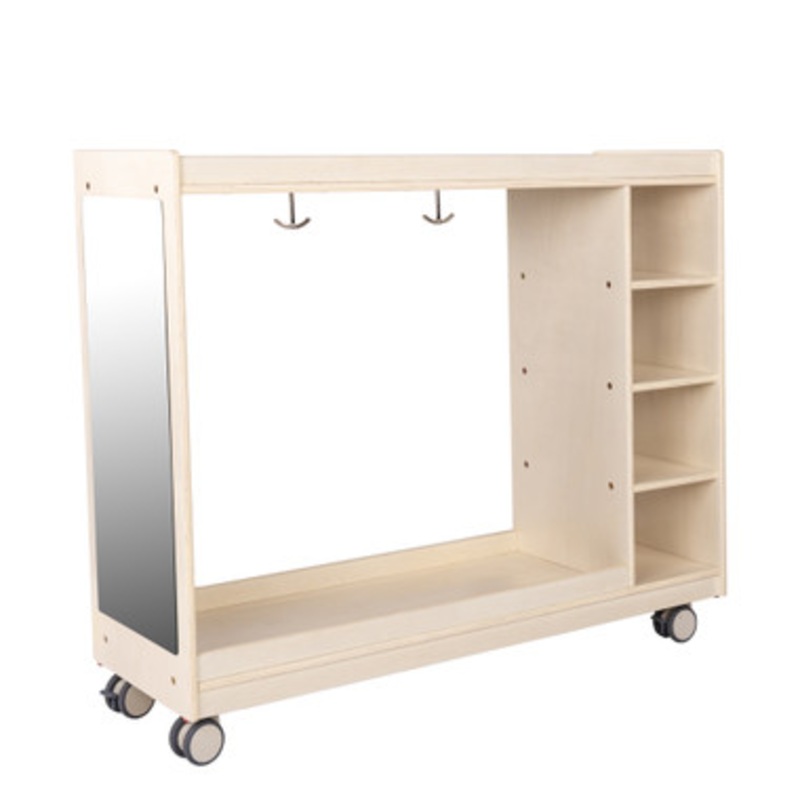 Mobile Dress Up Storage with Mirrors – RTA