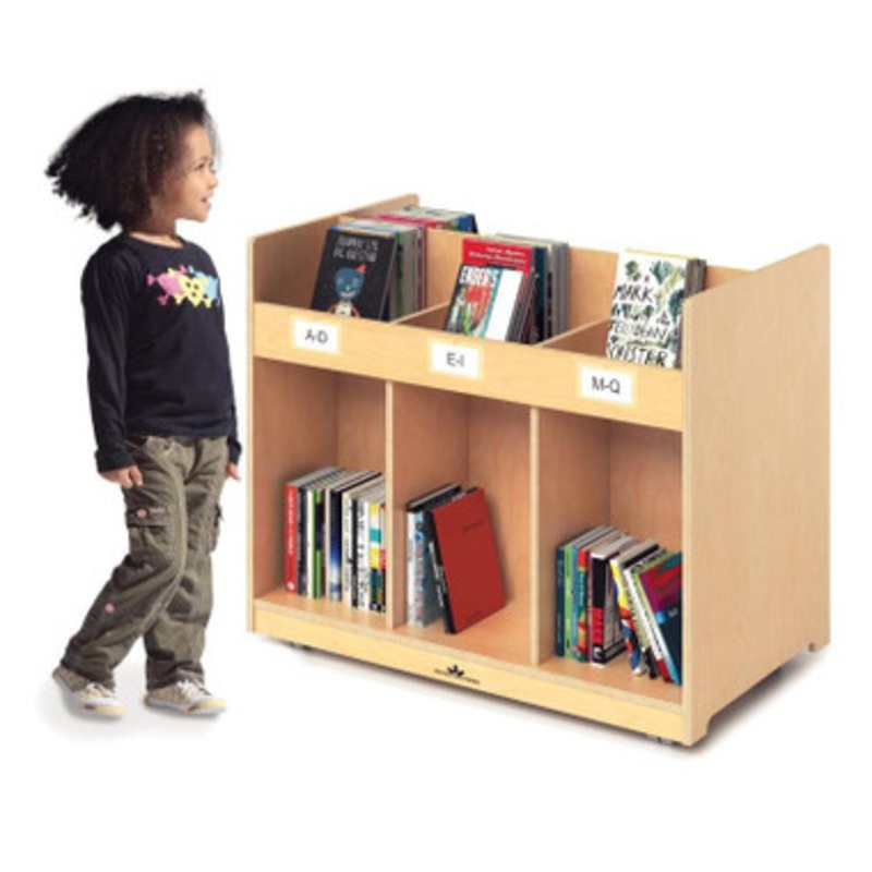 Mobile Library Book Cabinet