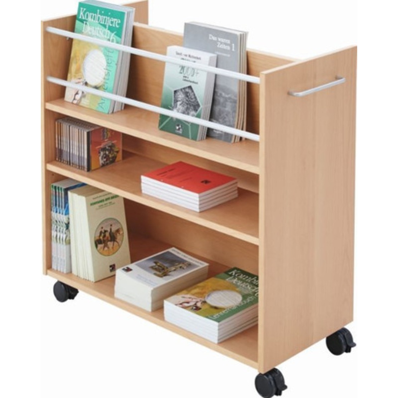 Mobile Reversible Library Bookcase