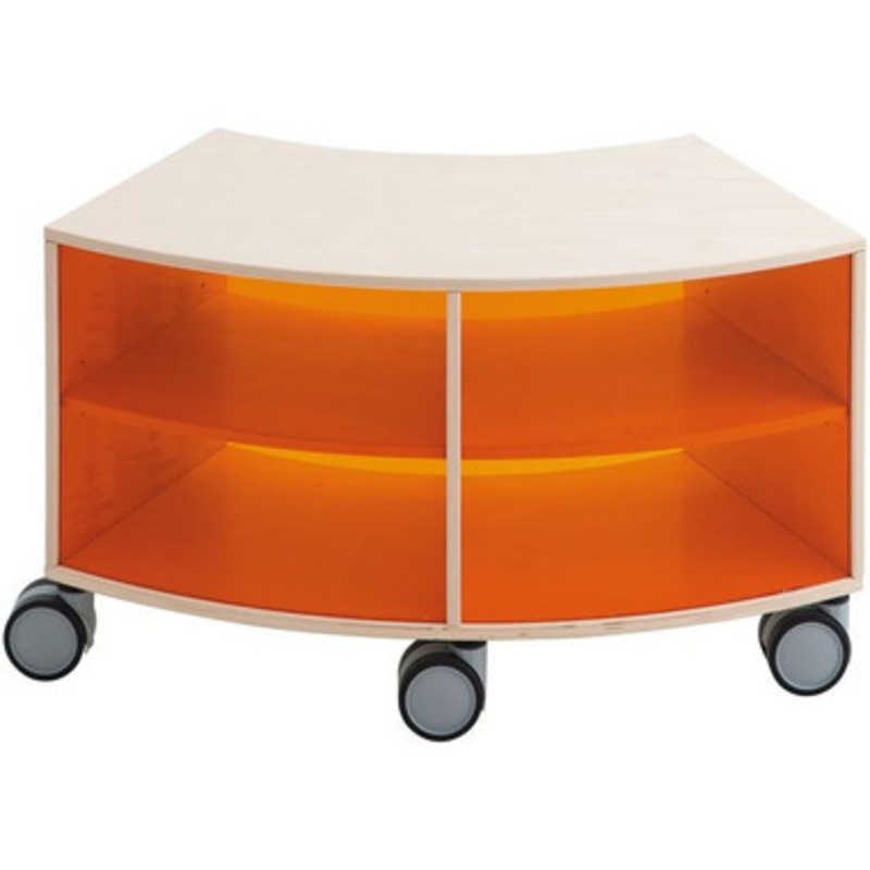Move Upp Low Curved Cabinet – Acrylic Outside Radius