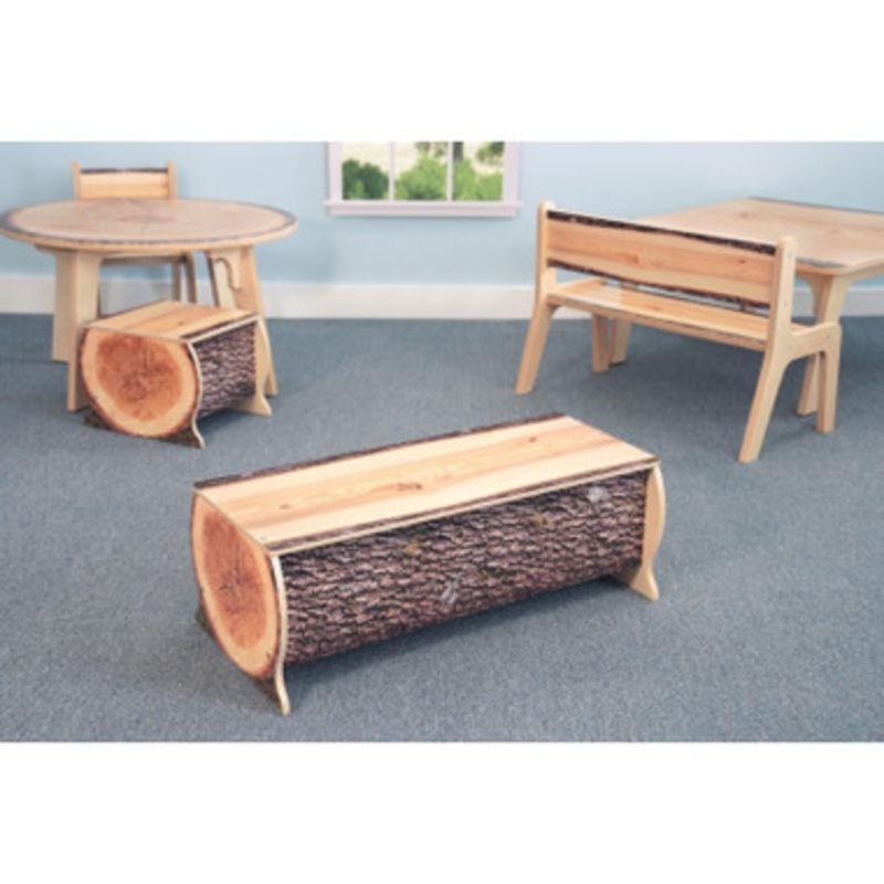 Nature View Live Edge Kid’s Log Bench 12 H