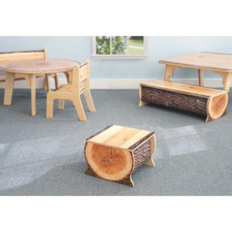 Nature View Live Edge Small Log Bench 10 H