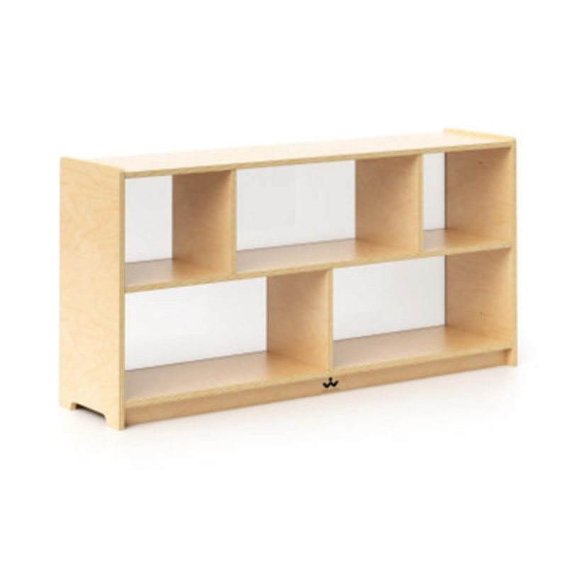 Acrylic Back Storage Cabinet 24 H
