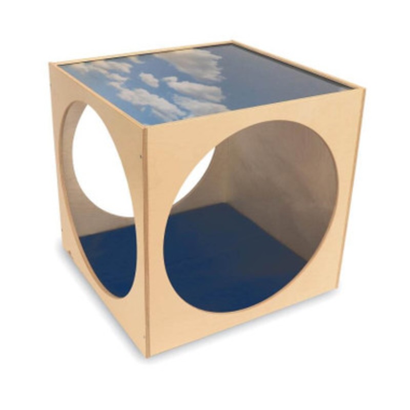 Acrylic Top Playhouse Cube With Floor Mat Set