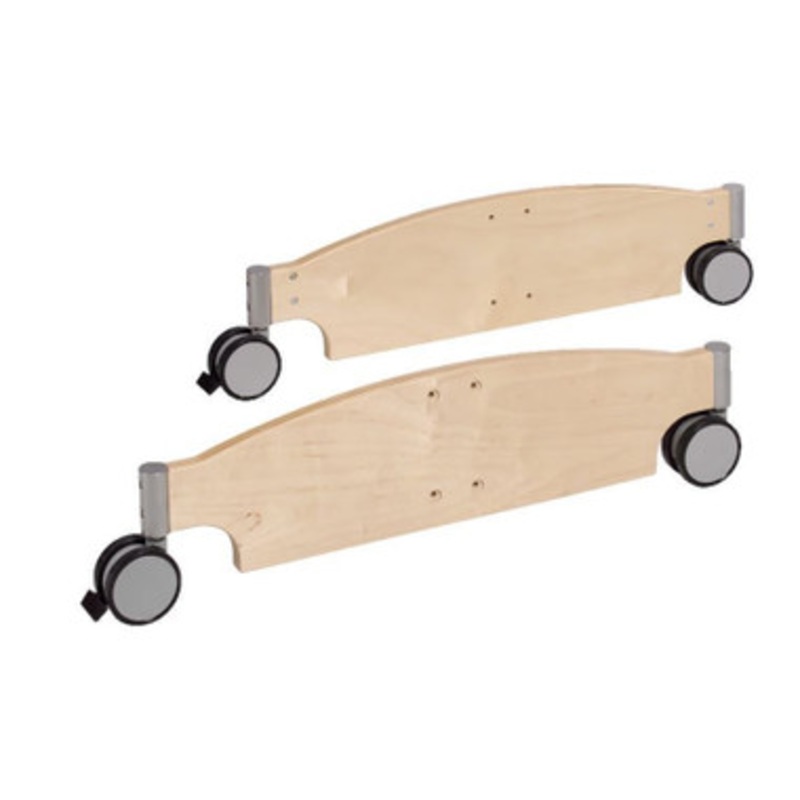 Birch Roll Feet for Kindergarten Partition Walls