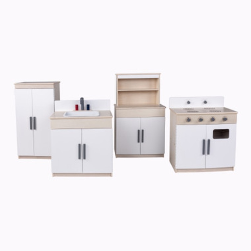 Complete Play Kitchen 4-Pieces – Assembled