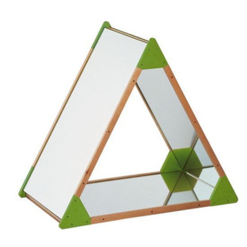 Large Mirror Triangle House