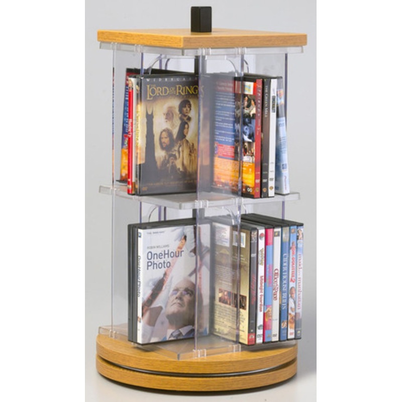 MAR-LINE 2-Tier Wood Tabletop Display Spinner