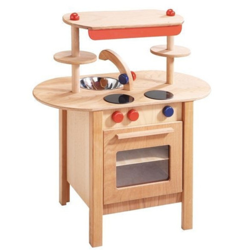 Mini Wooden Play Kitchen Block
