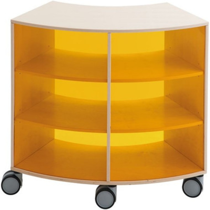 Move Upp Curved Bookshelf – Acrylic Outside Radius
