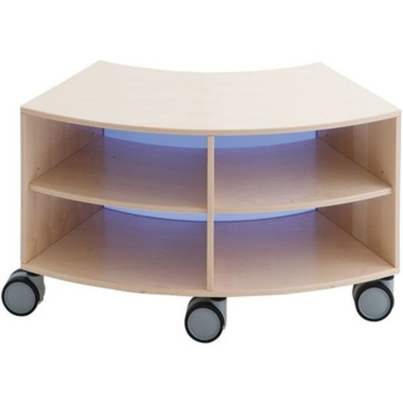 Move Upp Low Curved Cabinet – Acrylic Inside Radius