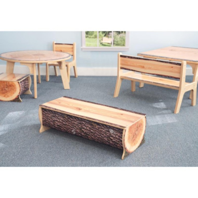 Nature View Live Edge Log Bench 10 H