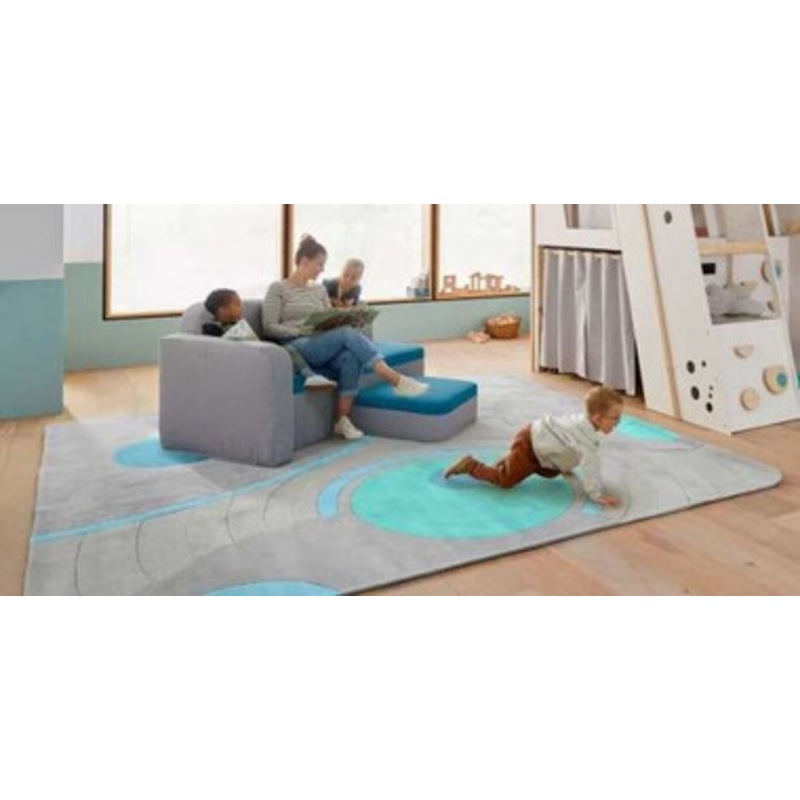 Breeze.upp Semi-Circle Circle Pattern Carpet