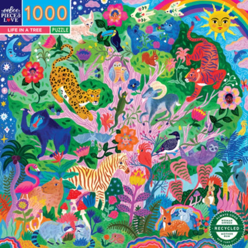 eeBoo 1000pc – Life in a Tree Puzzle