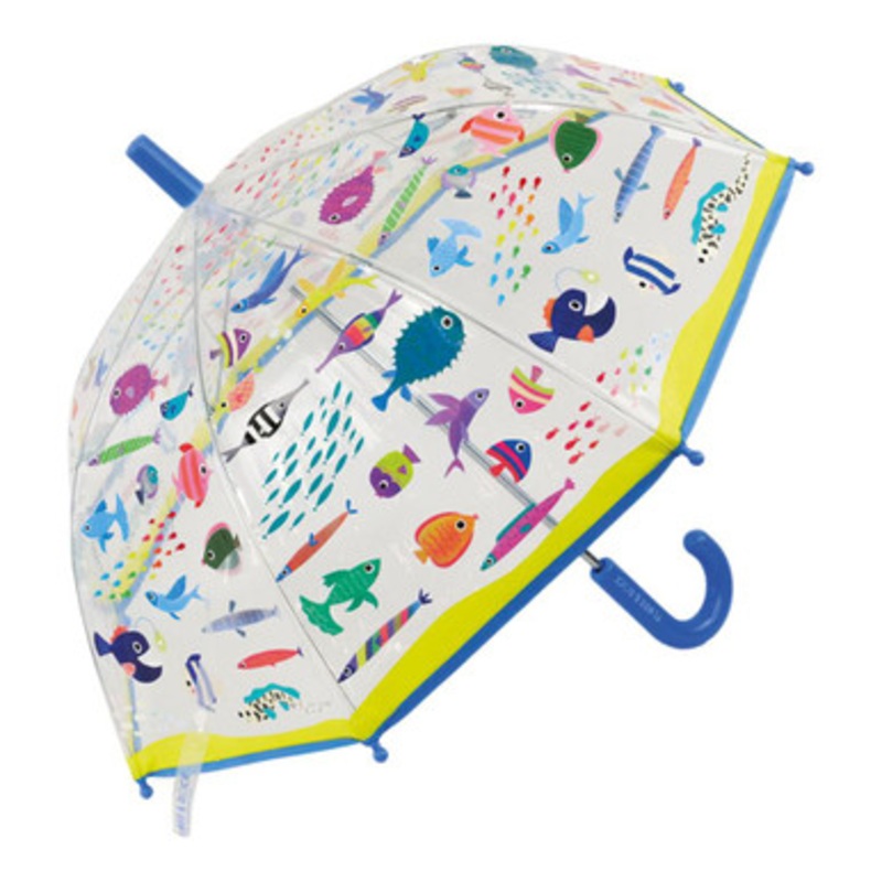 Floss & Rock Colour Changing Umbrella – Transparent Ocean