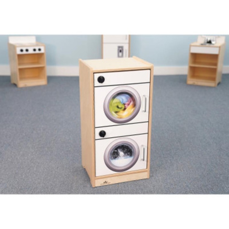 Let’s Play White Toddler Toy Washer and Dryer