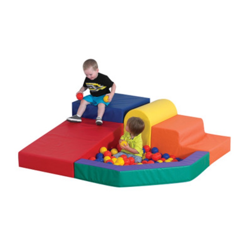 Mikayla’s Mini Mountain Rainbow Soft Play Ball Pit