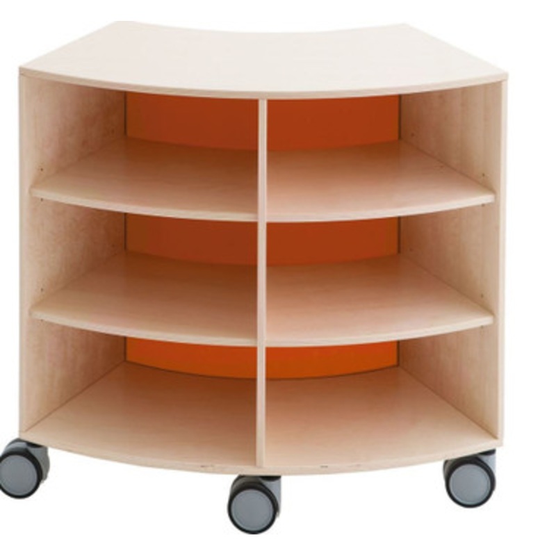 Move Upp Curved Bookshelf – Acrylic Inside Radius
