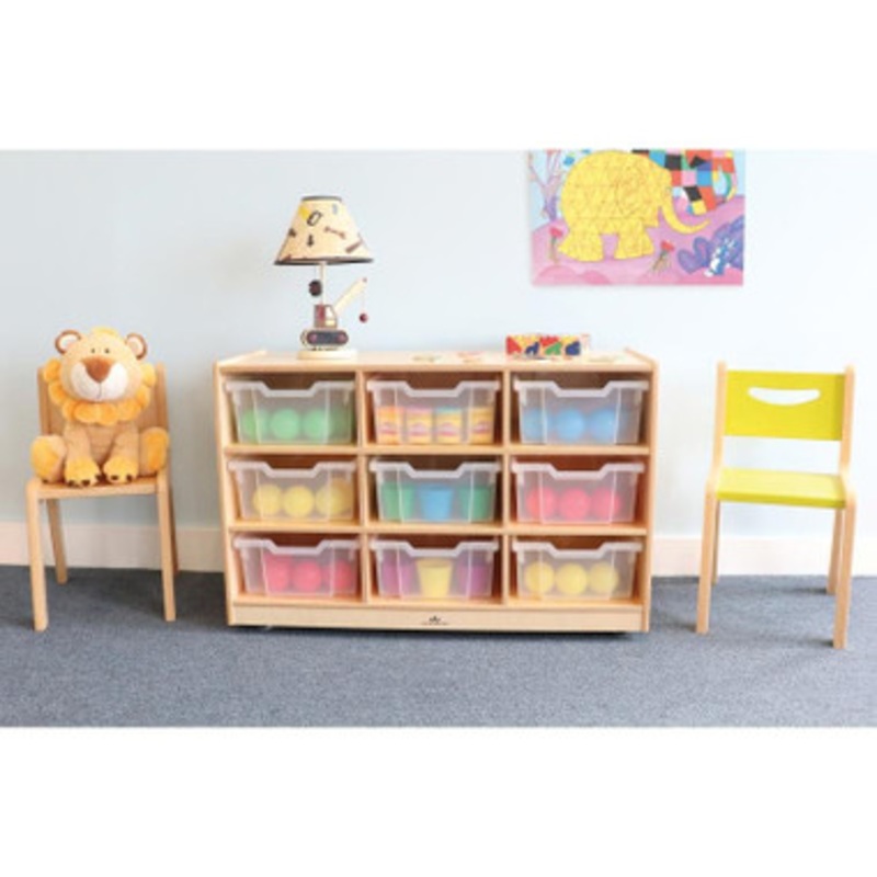 Nine Tray Mobile Gratnell Storage Cabinet