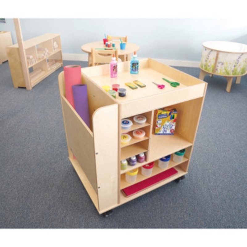 Rolling Mobile Art Cart
