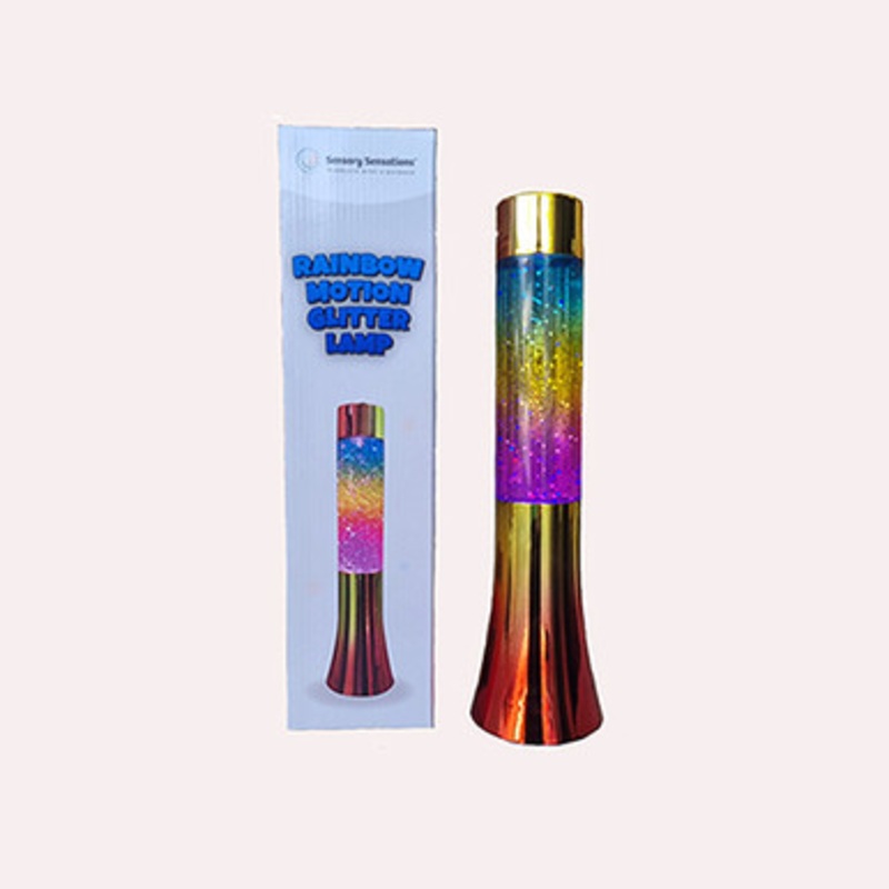 Sensory Sensations – Rainbow Motion Glitter Lamp