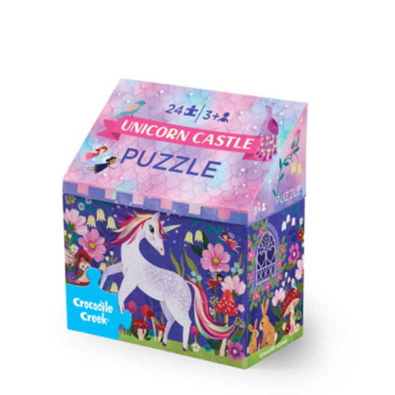 Crocodile Creek – Little Building Puzzle 24pc – Unicorn Castle