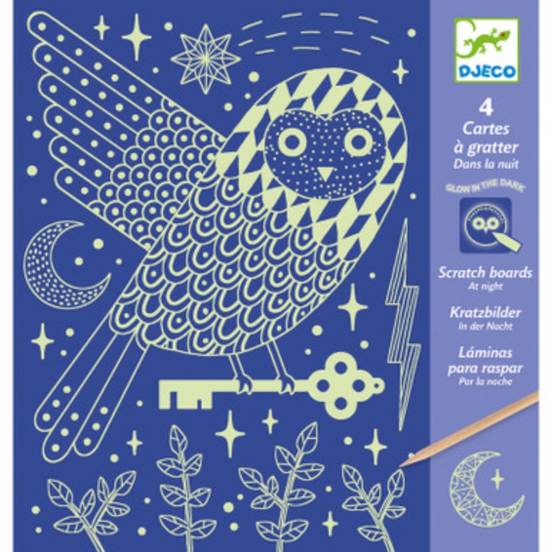 Djeco – At Night Scratch Cards