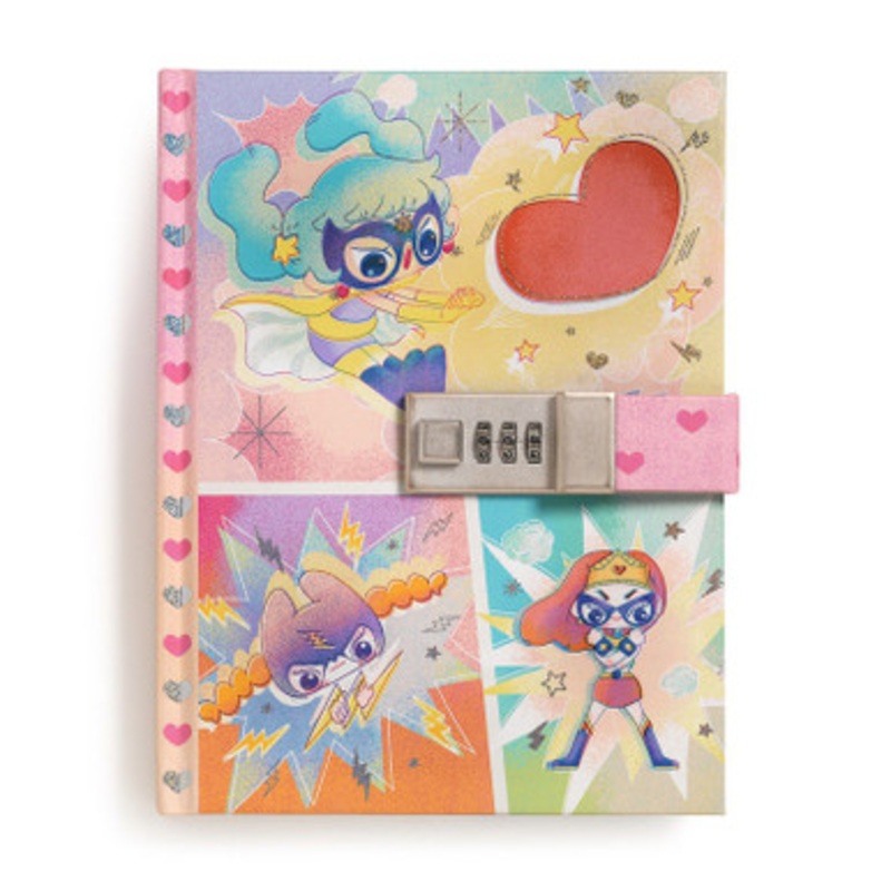 Djeco – Lam Notebook with Combination Code Lock
