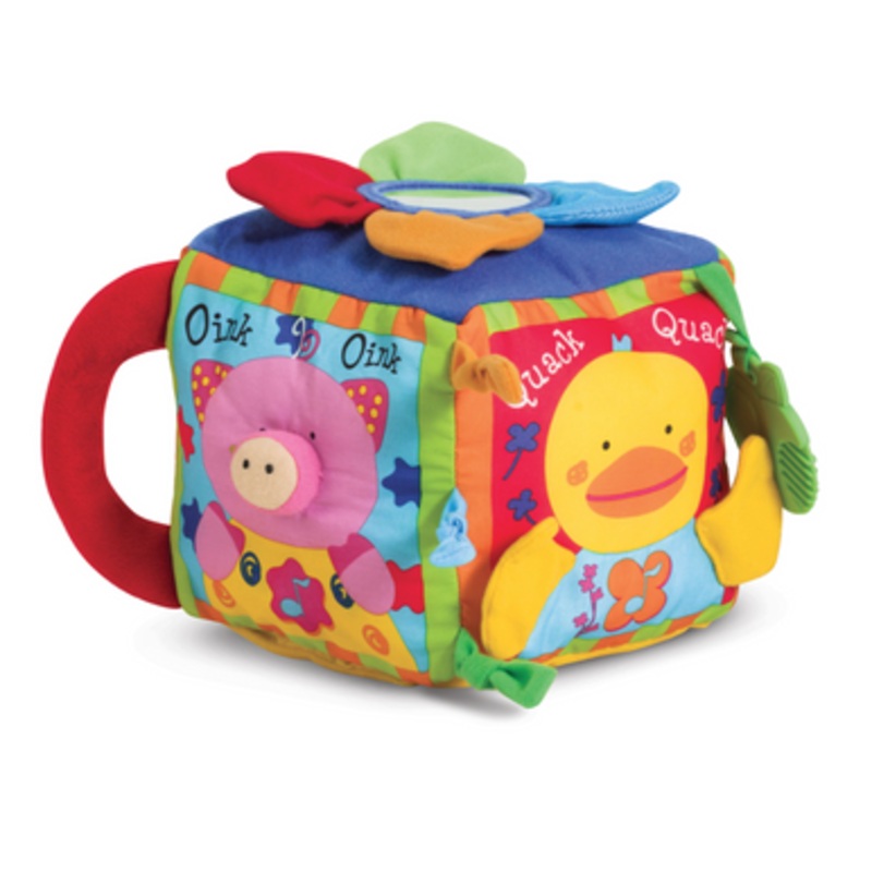 Melissa & Doug – Musical Farmyard Cube Learning Toy *Damaged Box*