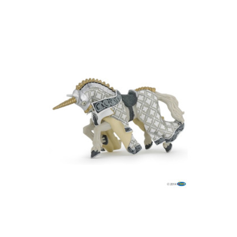 Papo – Horse of weapon Master Unicorn Figurine