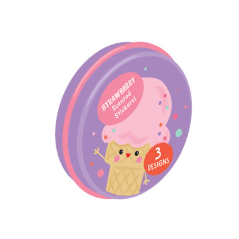 Peaceable Kingdom  Sweet Scented Stickers | Scratch & Sniff – Strawberry