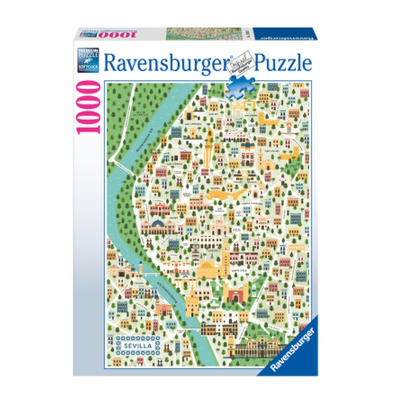Ravensburger 1000pc – Map of Seville Puzzle