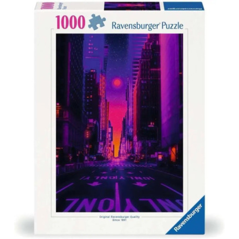 Ravensburger 1000pc – New York In Neon