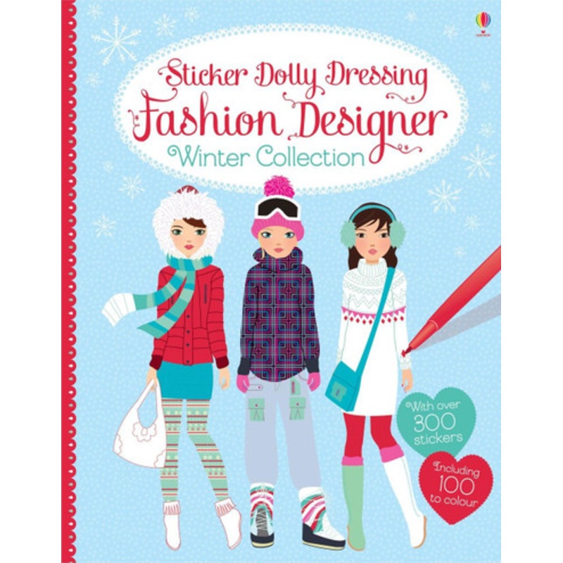 Usborne – Sticker Dolly Dressing – Fashion Designer – Winter Collection