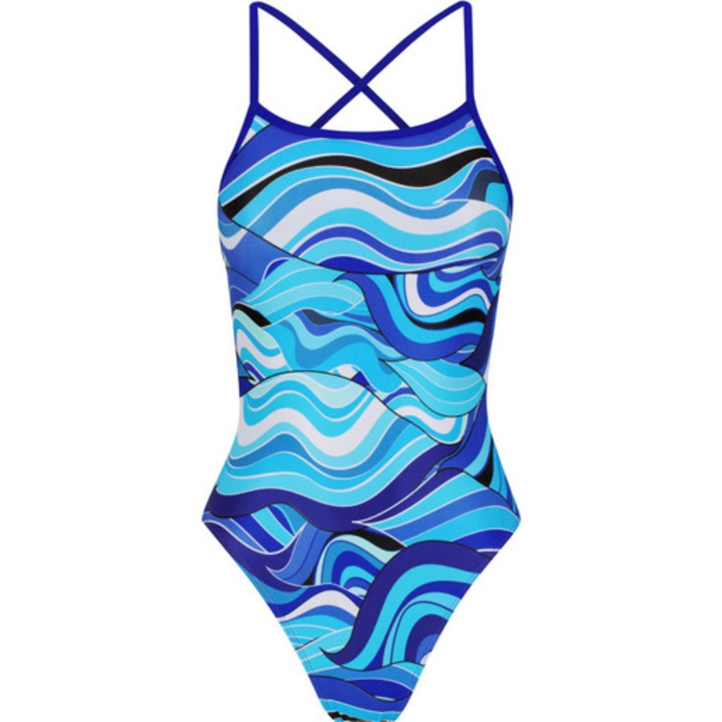 Amanzi – Girls Tie Back One Piece Swimmers – Seafire