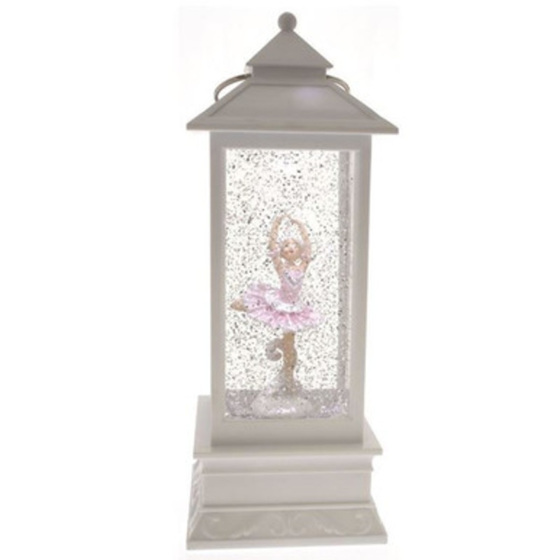 Cotton Candy – White Lantern with Ballerina Dancing