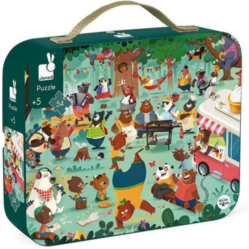 Janod – Family Bears Puzzle 54pc