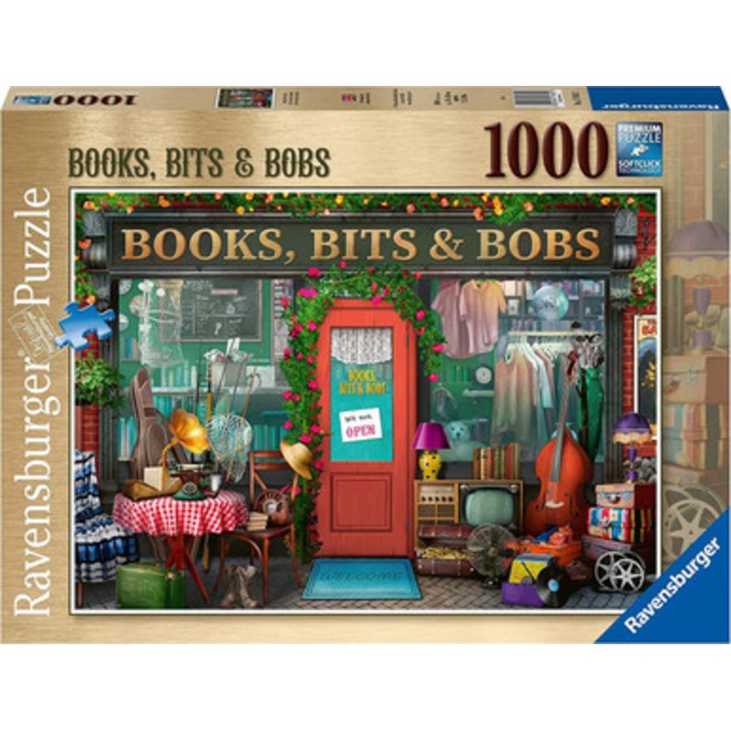 Ravensburger 1000pc – Books, Bits & Bobs Puzzle