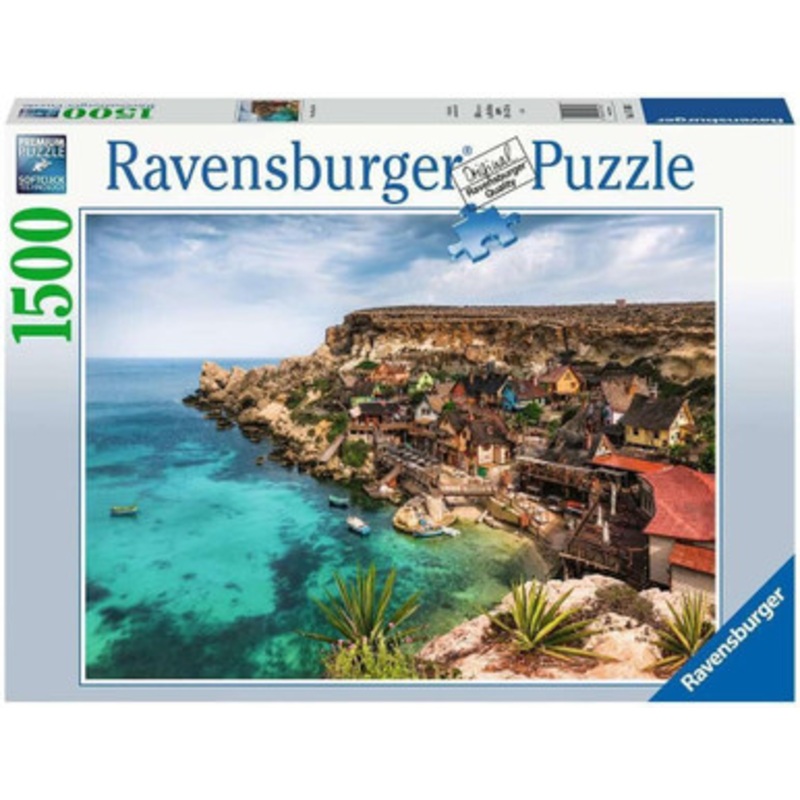 Ravensburger 1500pc – Popeye Village, Malta Puzzle