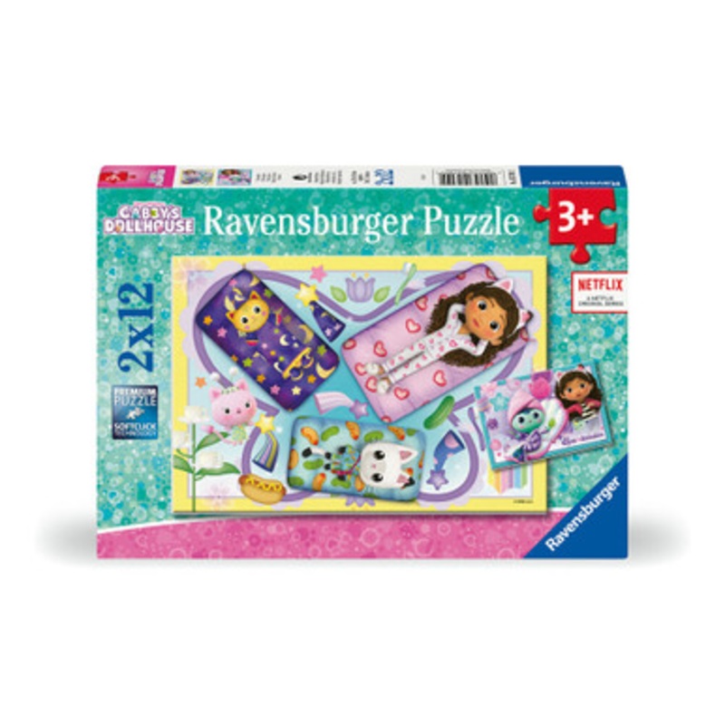 Ravensburger 2x12pc – Gabby’s Dollhouse Puzzle