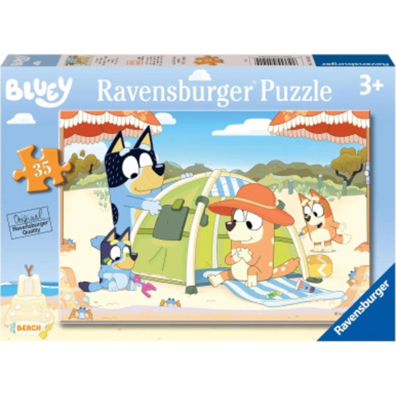 Ravensburger 35pc – Bluey Beach Day! Puzzle
