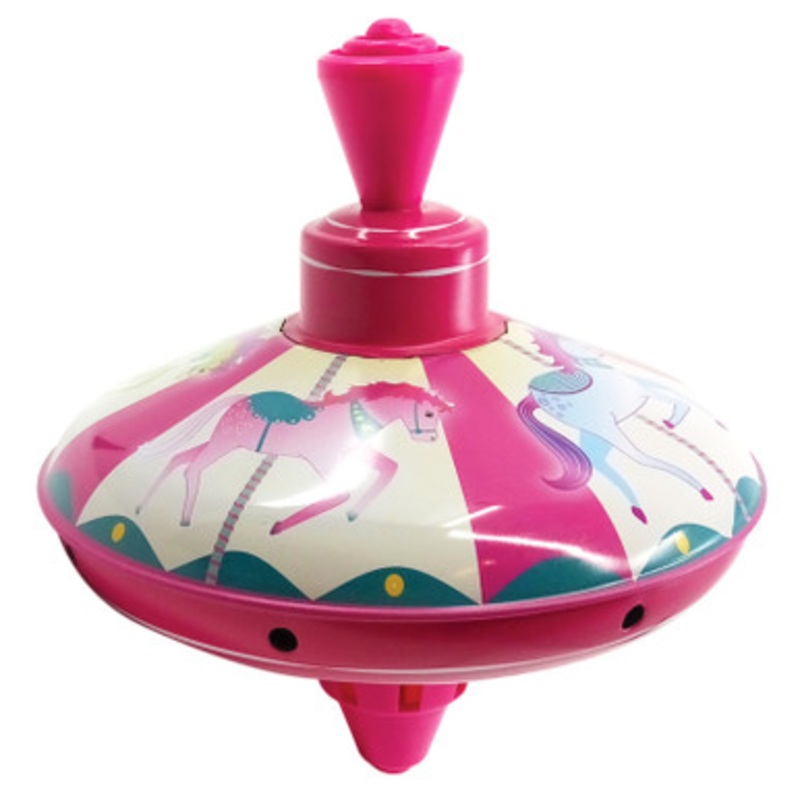 Svoora – Humming Metal Spinning Top – Carousel 12.5cm