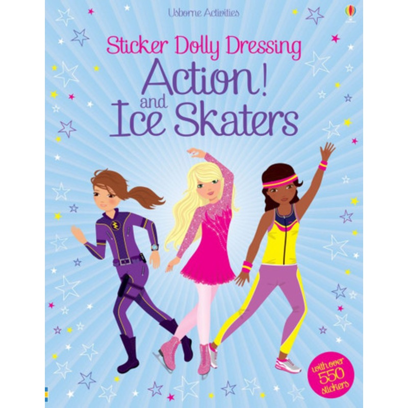 Usborne – Sticker Dolly Dressing – Action & Ice Skaters