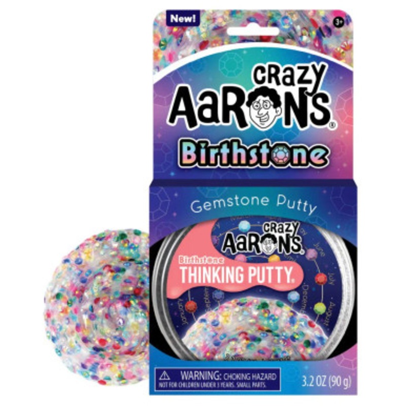 Crazy Aaron’s Thinking Putty – Birthstone 4 Tin