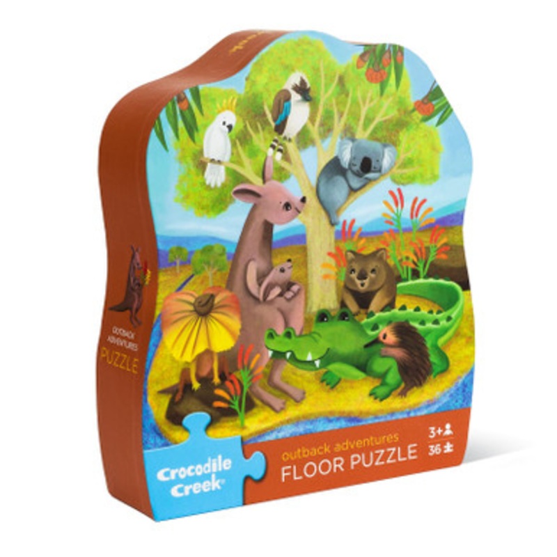 Crocodile Creek – Classic Floor Puzzle 36 pc – Outback Adventures