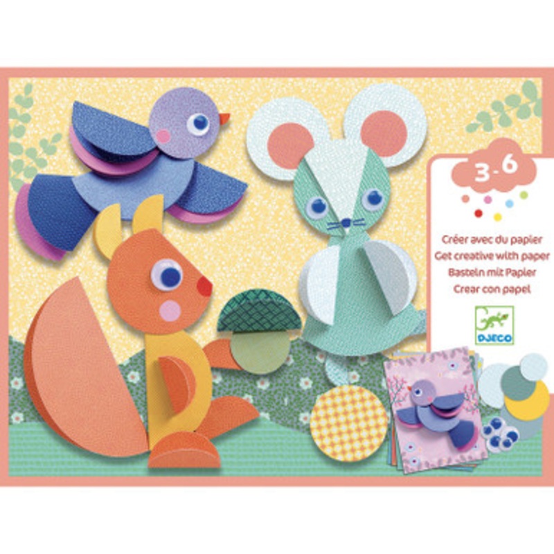 Djeco – Round and Round Paper Collage