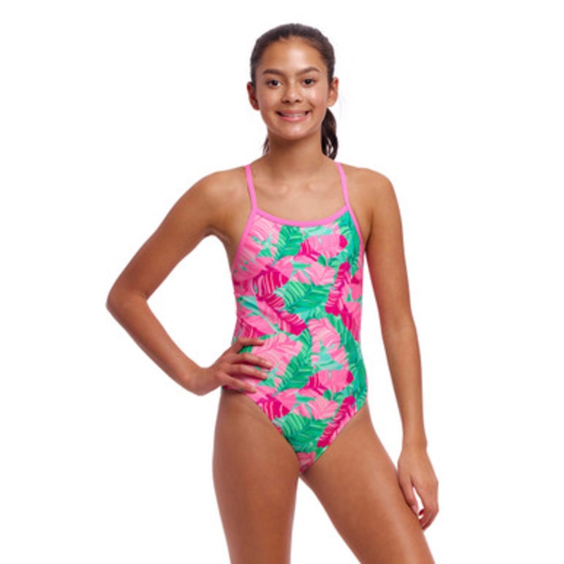 Funkita – Single Strap One Piece Swimmers – Tropic Palm