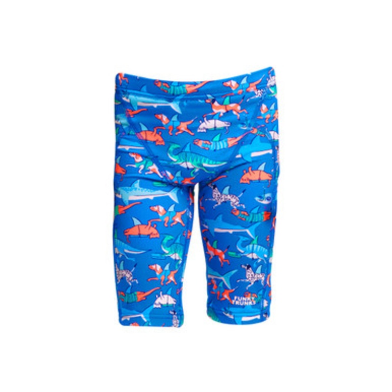 Funky Trunks – Miniman Toddler Boy’s Jammers – Fin Swimming