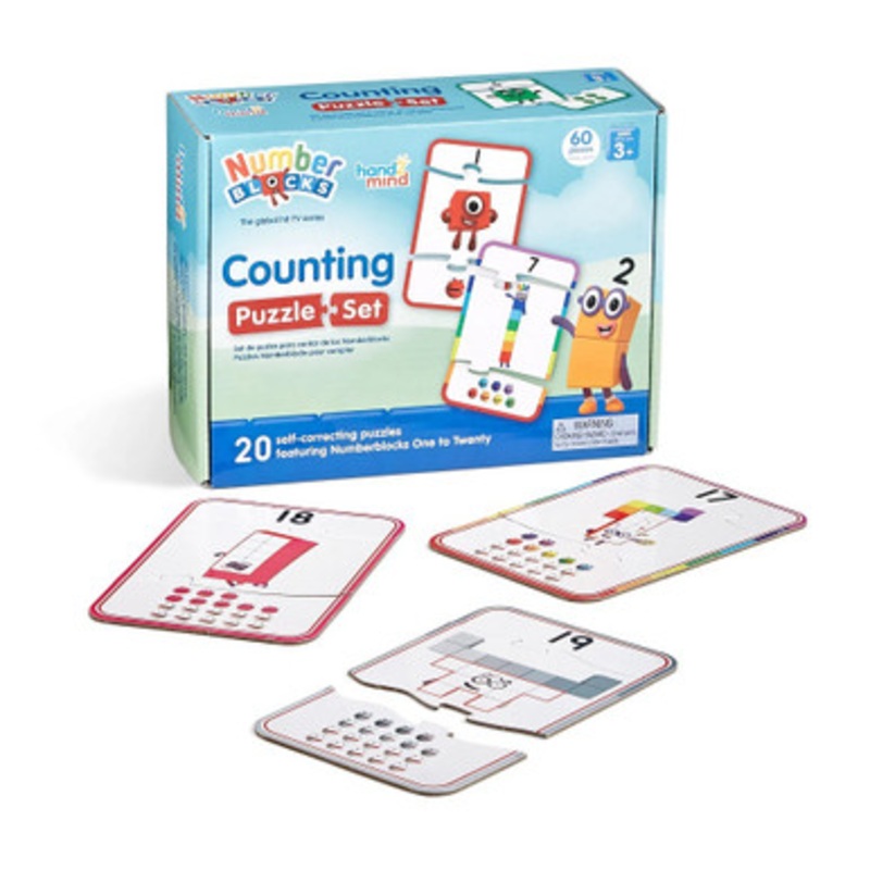 Hand2Mind – Numberblocks Counting Puzzle Set