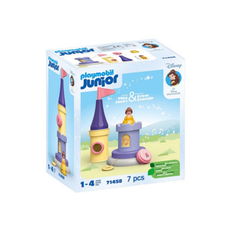 Playmobil 1.2.3 & Disney – Belle’s Play Tower with Sound 71458